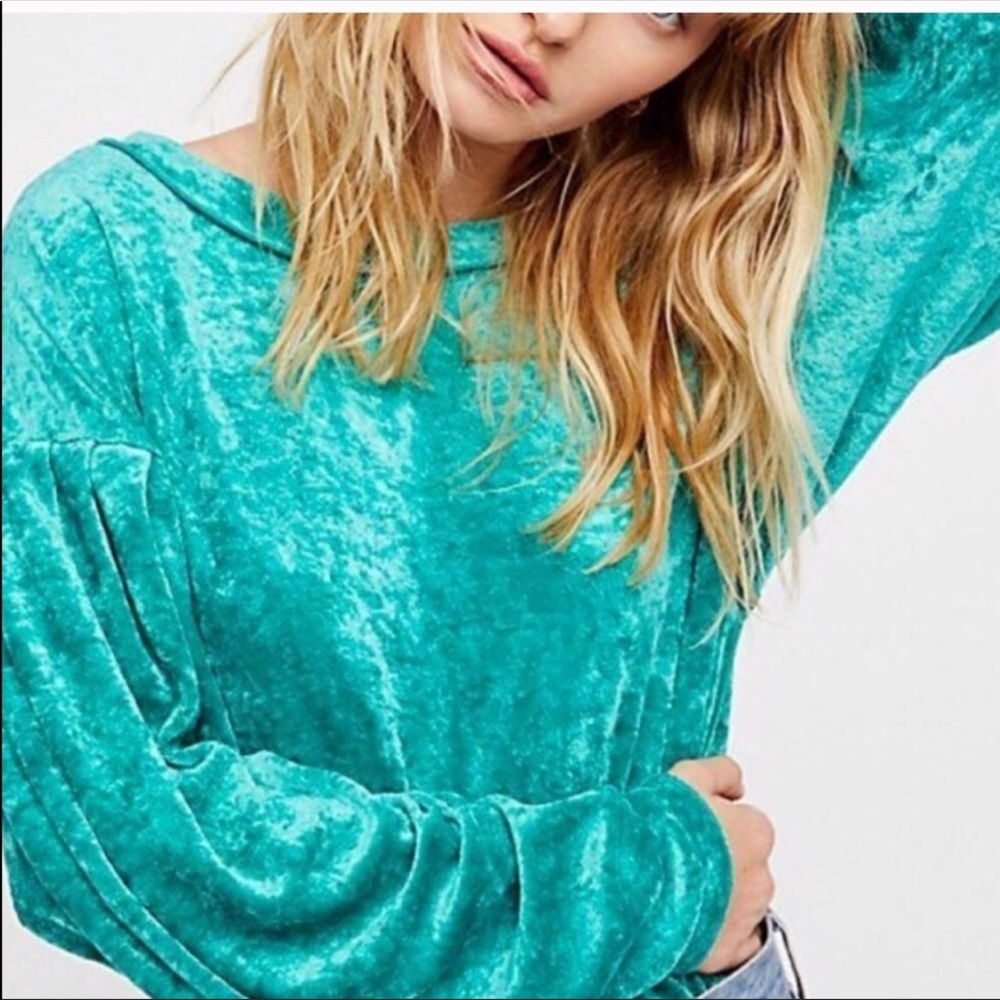 Free People Velvet Sweater